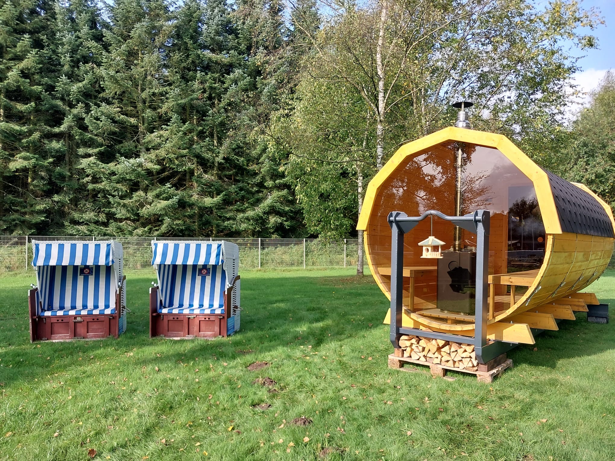 Fasssauna im Geestlandbad