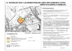 Preview of 13. Änd. Flächennutzungsplan  Gemeinde Stapel - PlanPlanzeichnung Entwurf